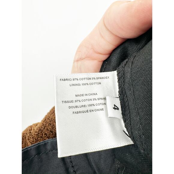 Proenza Schouler White Label Cotton Belted Pant Size 4 - Picture 3 of 7